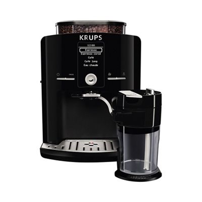 Krups Black Espressia automatic bean to cup coffee machine EA8298 Debenhams